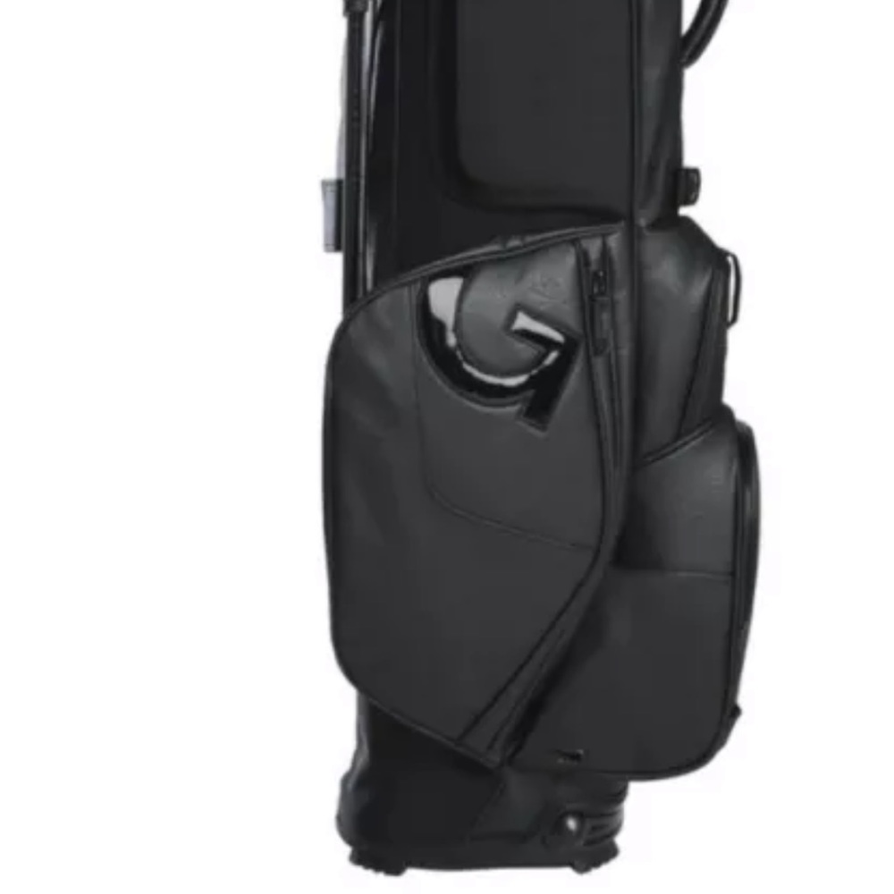 G/FORE Skulls and T’s Debossed Black Transporter Tour Carry Golf Bag - Picture 4 of 7
